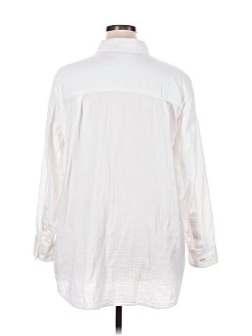 Madewell 3/4 Sleeve Button-Down Shirt (view 2)