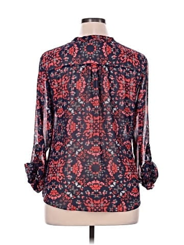 a.n.a. A New Approach Long Sleeve Blouse (view 2)