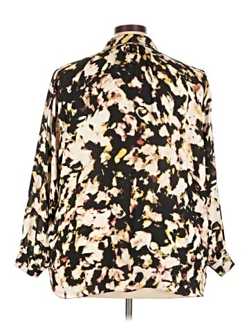 Rose + Olive 3/4 Sleeve Blouse (view 2)