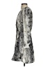 Zara Basic 100% Polyester Print Gray Casual Dress Size XS - photo 5