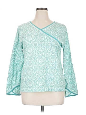 Garnet Hill Long Sleeve Blouse (view 1)