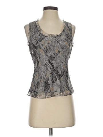 Anne Klein Sleeveless Silk Top (view 1)