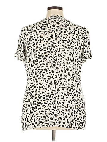 Rose + Olive Short Sleeve Blouse (view 2)