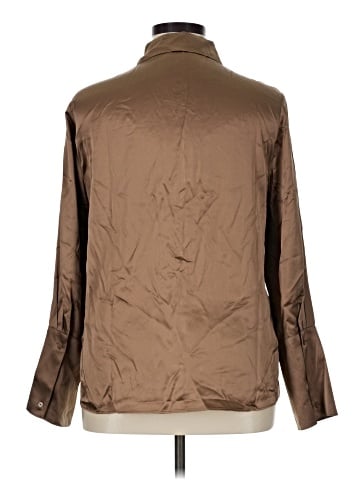 Banana Republic Long Sleeve Silk Top (view 2)