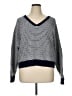 ABLE Stripes Gray Pullover Sweater Size XL - photo 1