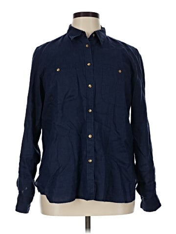 Lauren by Ralph Lauren Long Sleeve Button-Down Shirt (view 1)