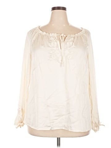 Lane Bryant Long Sleeve Blouse (view 1)