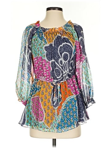 Diane von Furstenberg 3/4 Sleeve Silk Top (view 1)