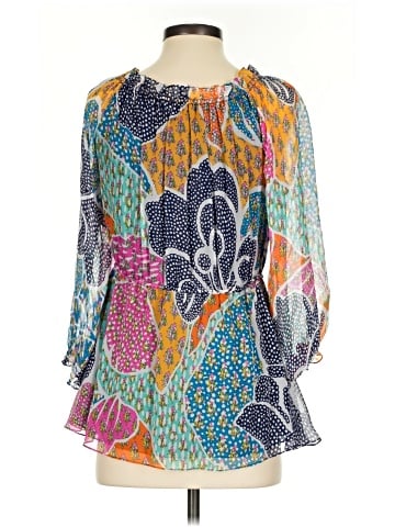 Diane von Furstenberg 3/4 Sleeve Silk Top (view 2)