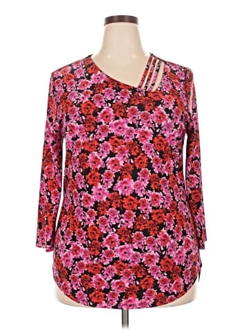 INC International Concepts 3/4 Sleeve Blouse (view 1)