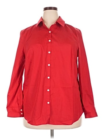 Lands' End Long Sleeve Button-Down Shirt (view 1)