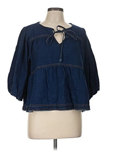 Velvet Heart 3/4 Sleeve Blouse (view 1)