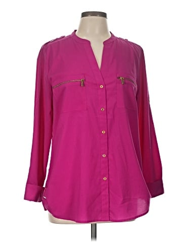 Calvin Klein Long Sleeve Blouse (view 1)