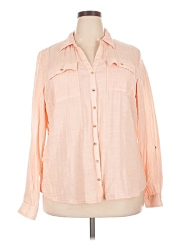 Maurices Long Sleeve Blouse (view 1)