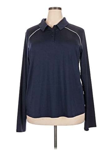 Tek Gear Long Sleeve Polo (view 1)