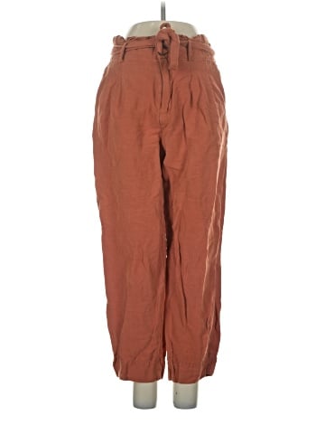 Madewell Linen-Blend Paperbag Pants (view 1)