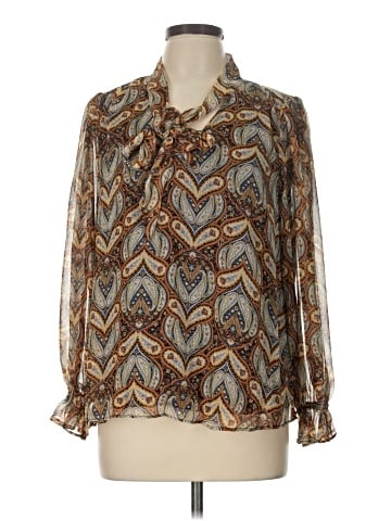 LC Lauren Conrad Long Sleeve Blouse (view 1)