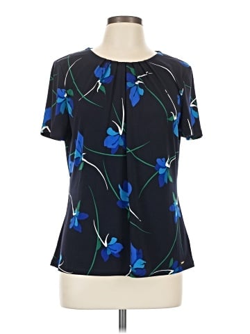 Calvin Klein Short Sleeve Blouse (view 1)