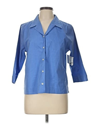 Eddie Bauer 3/4 Sleeve Button-Down Shirt (view 1)