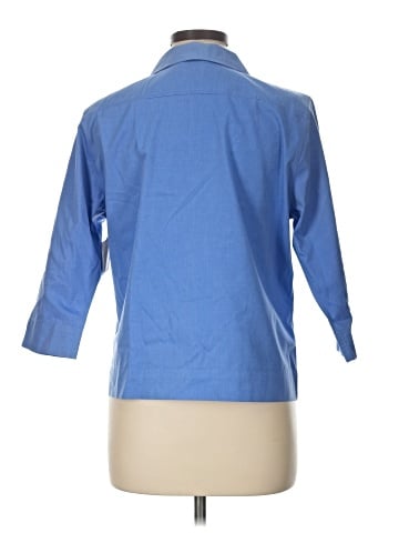 Eddie Bauer 3/4 Sleeve Button-Down Shirt (view 2)