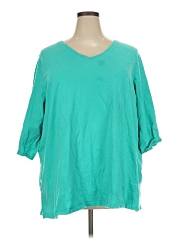 Woman Within 3/4 Sleeve T-Shirt (view 1)