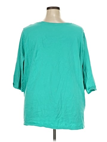Woman Within 3/4 Sleeve T-Shirt (view 2)