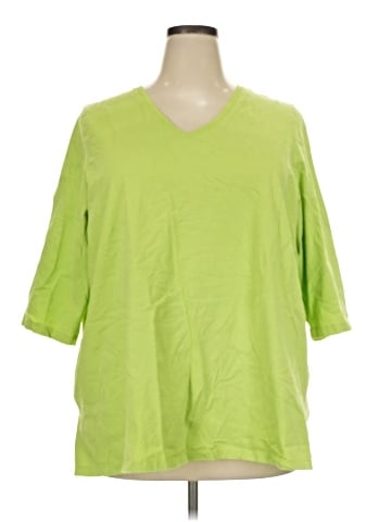 Woman Within 3/4 Sleeve T-Shirt (view 1)