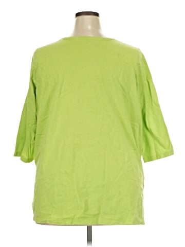 Woman Within 3/4 Sleeve T-Shirt (view 2)