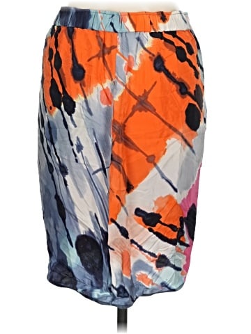 BCBGMAXAZRIA Silk Skirt (view 2)