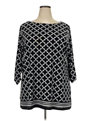 Charter Club 3/4 Sleeve Blouse (view 1)