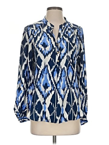 Alice & Trixie Long Sleeve Silk Top (view 1)