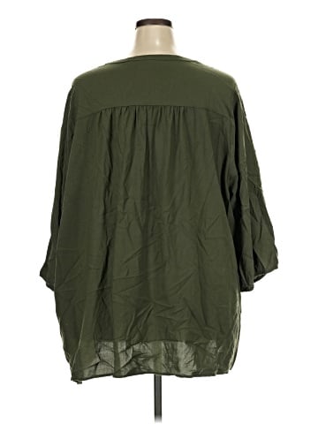 Torrid 3/4 Sleeve Blouse (view 2)