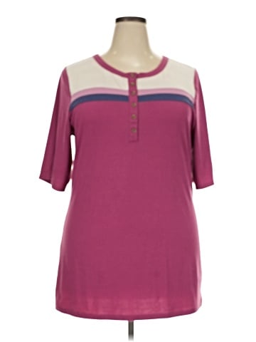 Torrid Short Sleeve Henley (view 1)