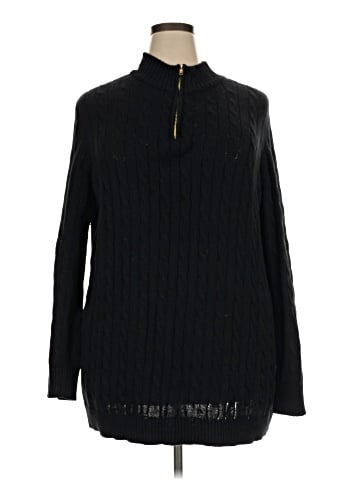 Woman Within Pullover Sweater (view 1)