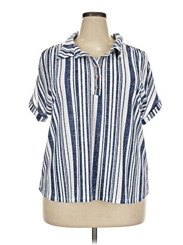 Joie De Vivre Short Sleeve Blouse (view 1)