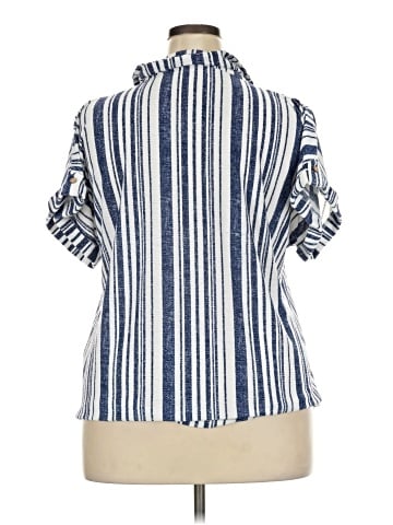 Joie De Vivre Short Sleeve Blouse (view 2)