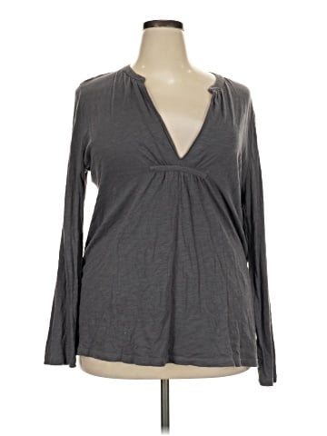 Ann Taylor LOFT Long Sleeve T-Shirt (view 1)