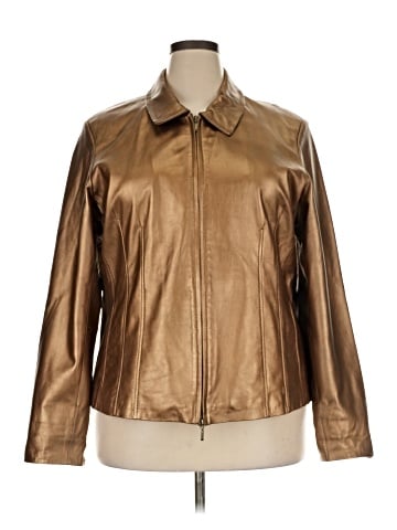 Coldwater Creek Leather Jacket (view 1)