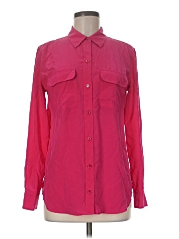 Equipment Long Sleeve Button-Down Shirt (view 1)