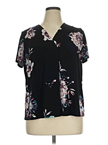Dana Buchman Short Sleeve Blouse (view 1)