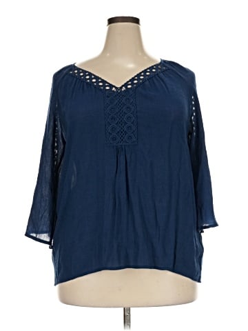 Zac & Rachel 3/4 Sleeve Blouse (view 1)