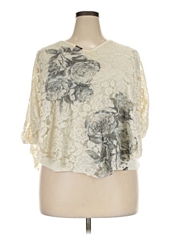 Brittany Black 3/4 Sleeve Blouse (view 1)
