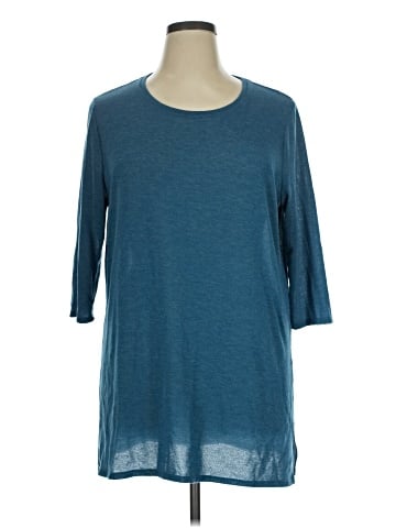 Chico's 3/4 Sleeve T-Shirt (view 1)