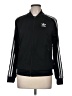 Adidas 100% Polyester Black Track Jacket Size M - photo 1