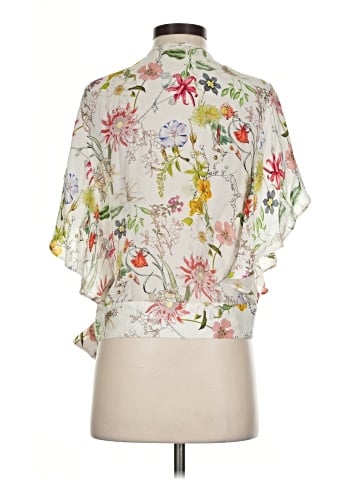 Parker Short Sleeve Silk Top (view 2)