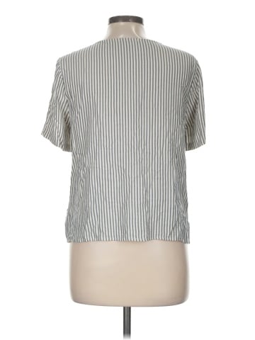 Madewell Novel Tie-Front Top in Stripe (view 2)