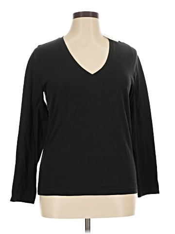 J.Crew Factory Store 3/4 Sleeve T-Shirt (view 1)