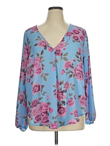 Torrid 3/4 Sleeve Blouse (view 1)