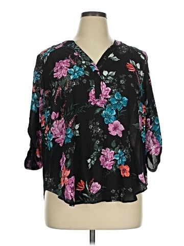 Torrid 3/4 Sleeve Blouse (view 1)