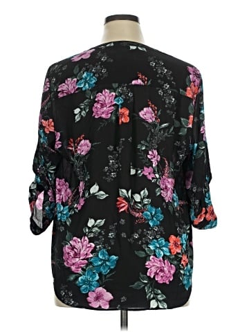 Torrid 3/4 Sleeve Blouse (view 2)